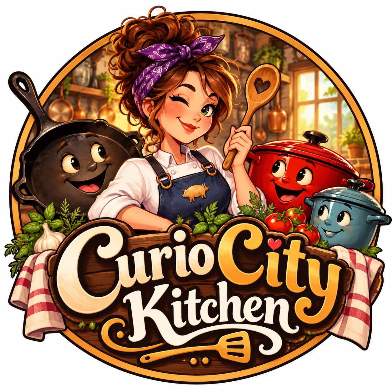 CurioCity Kitchen Logo